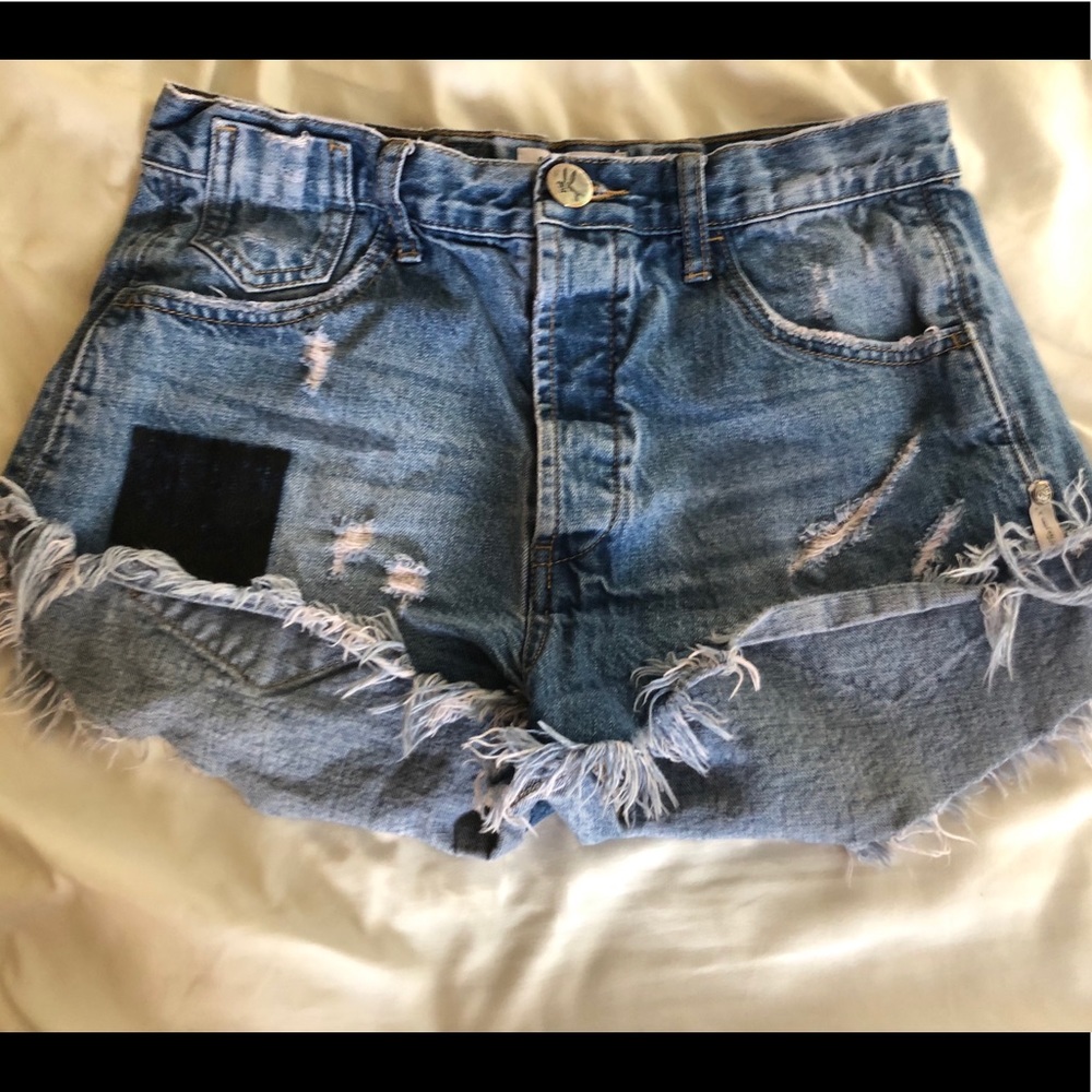 OneTeaspoon dark blue shorts